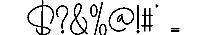 Kanaya Font OTHER CHARS