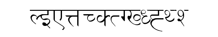 Kanchan Regular Font UPPERCASE