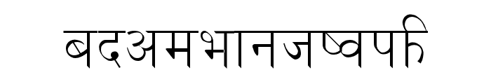 Kanchan Regular Font LOWERCASE