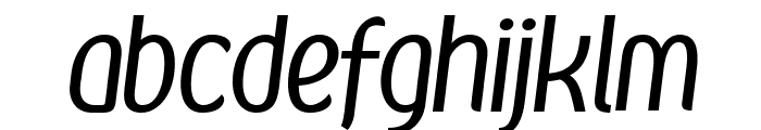 Kandira PERSONAL Italic Font LOWERCASE