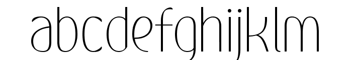 Kandira PERSONAL Thin Font LOWERCASE