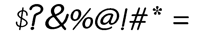 Kanita Klara Font OTHER CHARS