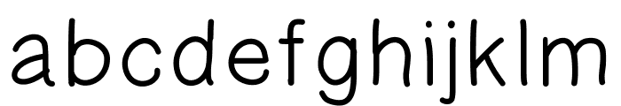 KaoriGel Font LOWERCASE