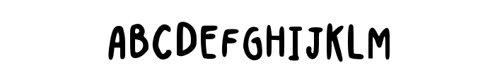 Kap Regular Font LOWERCASE