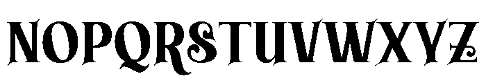 Karethtrial Regular Font UPPERCASE