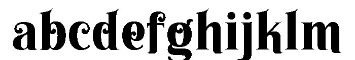 Karethtrial Regular Font LOWERCASE