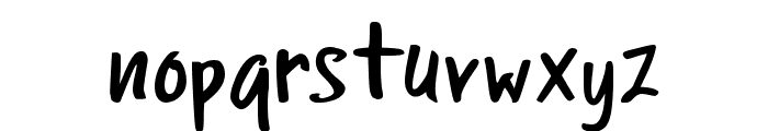 Karikature Font LOWERCASE