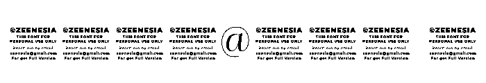 Karima For Personal Use Only Font OTHER CHARS
