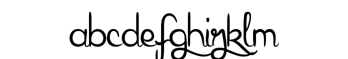 Karl Wright Script Font LOWERCASE