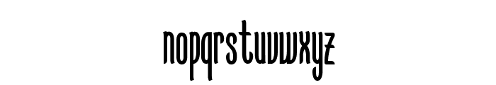 KarlKrausSansCondensed Font LOWERCASE