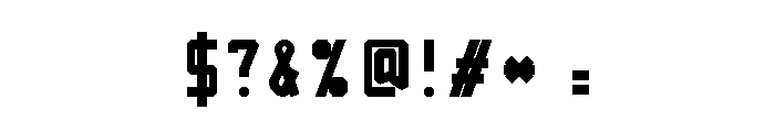 Karpow Bold Font OTHER CHARS