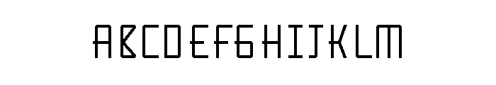 KarpowThin Font UPPERCASE