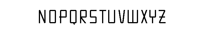KarpowThin Font UPPERCASE