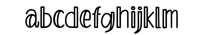 Kartoon Font LOWERCASE