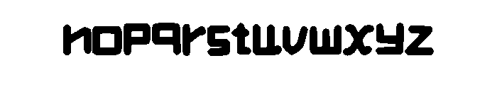 KasCrackFont Font LOWERCASE