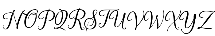 KasandraScript Font UPPERCASE