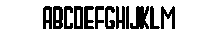 Kasetfon Flat Regular Font UPPERCASE