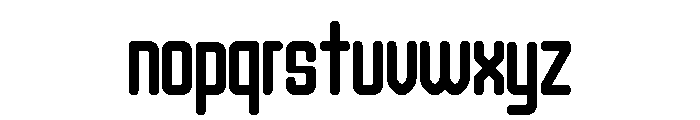 Kasetfon Flat Regular Font LOWERCASE
