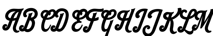 Kastella Script PERSONAL USE Regular Font UPPERCASE