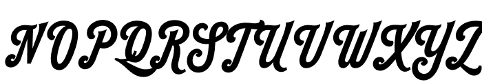 Kastella Script PERSONAL USE Regular Font UPPERCASE