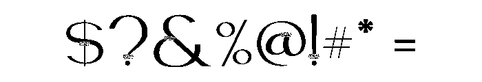 Kastemo Regular Font OTHER CHARS