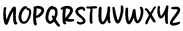Katalish Script Font UPPERCASE