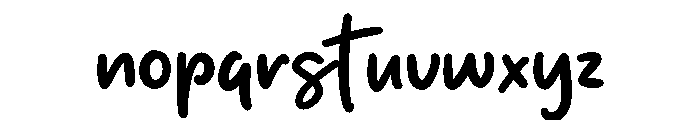 Katalish Script Font LOWERCASE