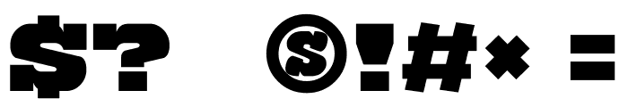 Katamari Serif Font OTHER CHARS