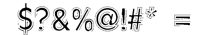 KateRegular Font OTHER CHARS