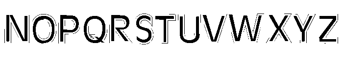 KateRegular Font UPPERCASE