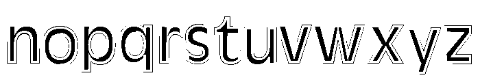 KateRegular Font LOWERCASE