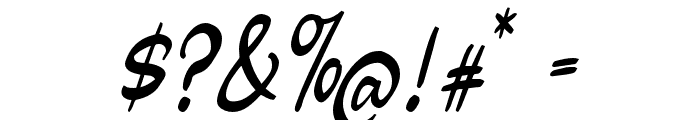 KathicaScriptDEMO-Regular Font OTHER CHARS