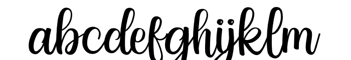 Kathiya Demo Font LOWERCASE