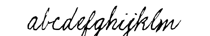 KathleenieFont Font LOWERCASE