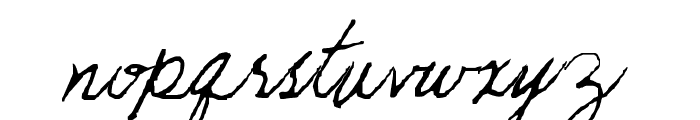 KathleenieFont Font LOWERCASE