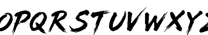 Katsuno Japan Italic Demo Italic Font UPPERCASE