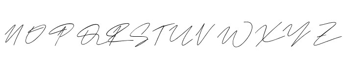 KattelaSignature Font UPPERCASE