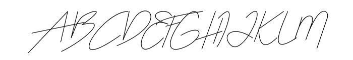 Katty Signature Font UPPERCASE