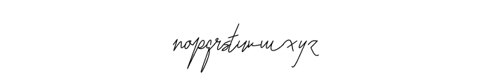 Katty Signature Font LOWERCASE