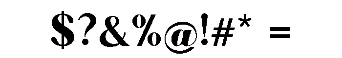 KaviarBeluga Font OTHER CHARS