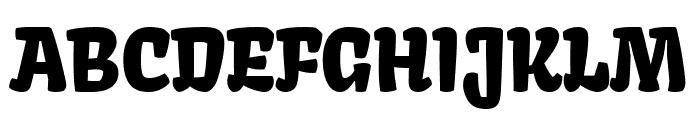 Kavoon Font UPPERCASE