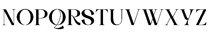 Kavorie Regular Font UPPERCASE