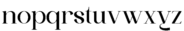 Kavorie Regular Font LOWERCASE