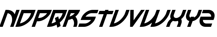 Kawaguchi Demo Bold Italic Font LOWERCASE