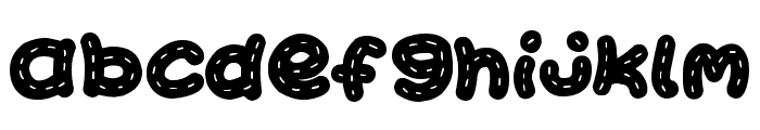 Kawaii Stitch Font LOWERCASE