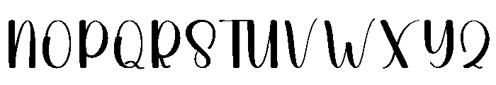 Kawaii1 Font UPPERCASE