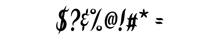 Kawit Free Cnd Italic Font OTHER CHARS