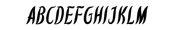 Kawit Free Cnd Italic Font LOWERCASE