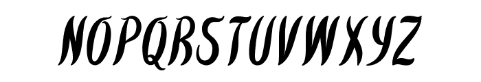 Kawit Free Cnd Italic Font LOWERCASE
