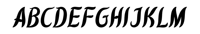 Kawit Free Italic Font LOWERCASE